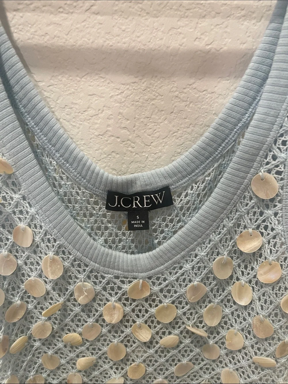 J. Crew open knit